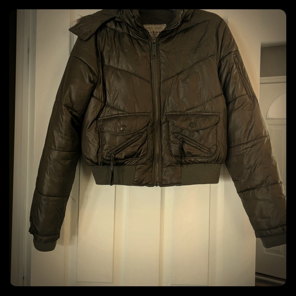 Green Puffy Jacket